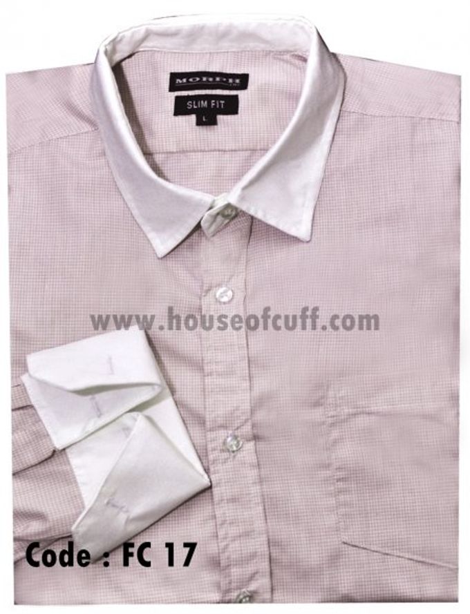 Kemeja Slimfit French Cuff Shirt Model Cufflinks Manset FC 17 (size S \u0026 L  only) | Houseofcuff | Bridestory
