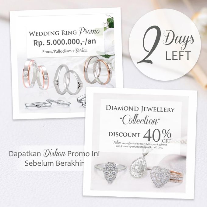 Last Day Promo on This Weekend V&Co Jewellery Bridestory