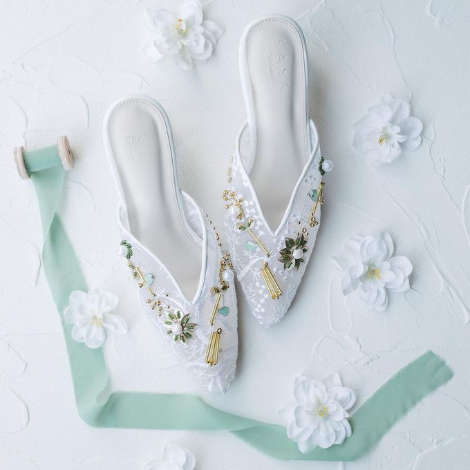 K&A's Wedding ― White Greeny by Kasa The Label - 002