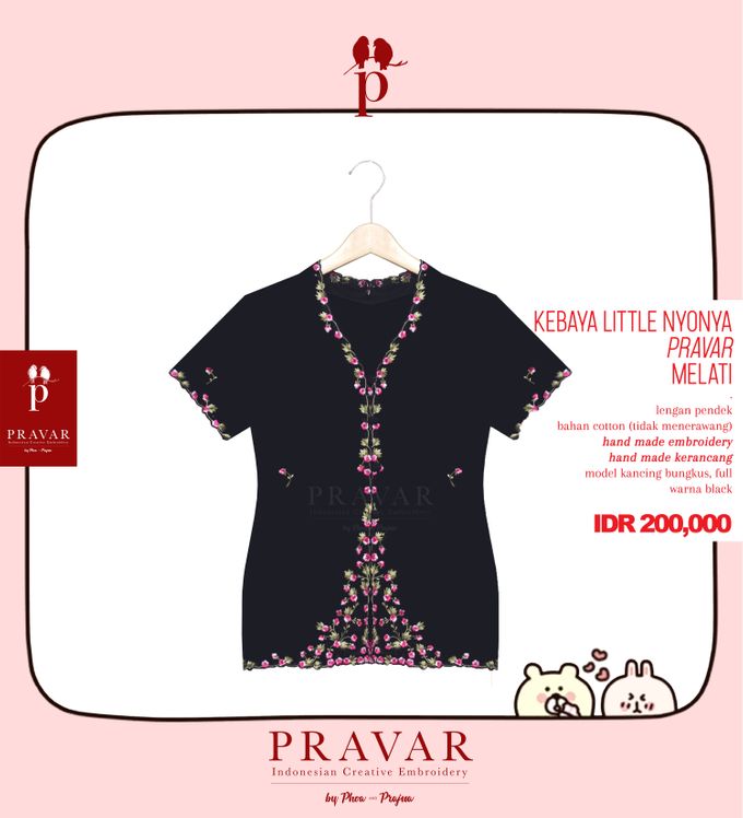Kebaya Little Nyonya Or Kiddos By Pravar Embroidery Bridestory Com