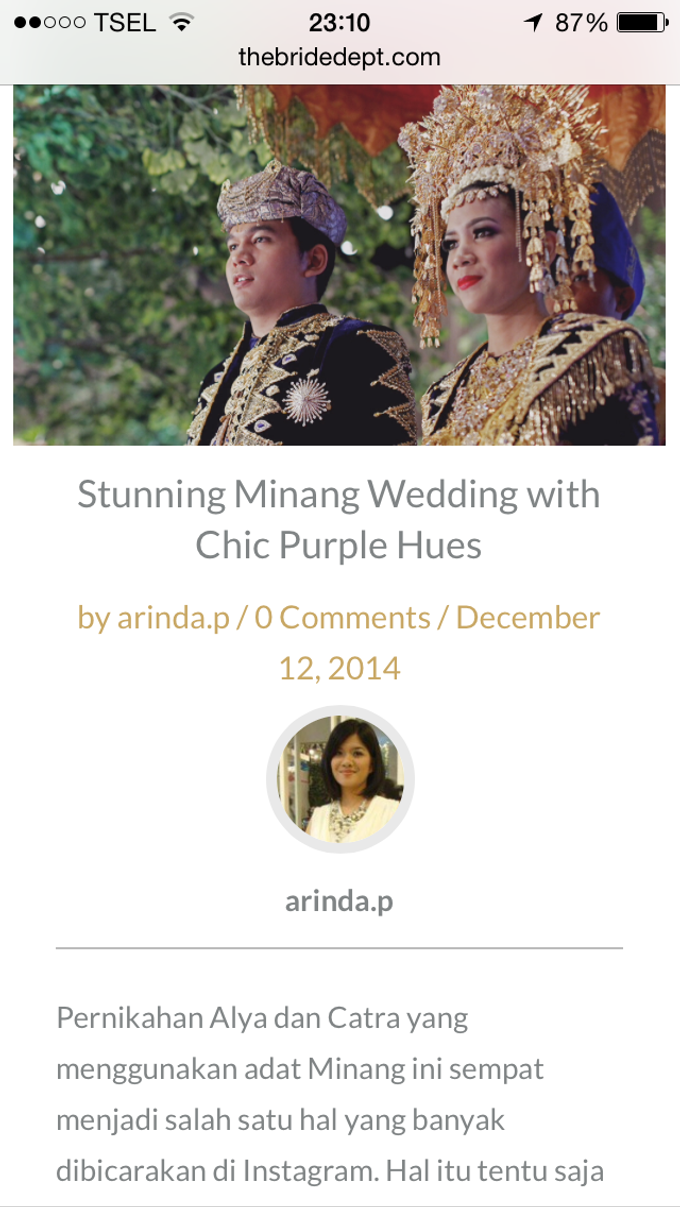 Alya & Catra - When Java meets Minang by Culture Royale Catering - 008