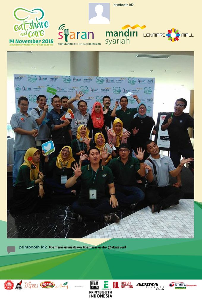 Eat Share n Care by Bank Syariah Mandiri by PRINTBOOTH INDONESIA - 002 Eat Share n Care by Bank Syariah Mandiri by PRINTBOOTH INDONESIA - 002