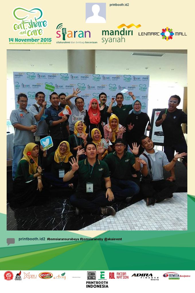 Eat Share n Care by Bank Syariah Mandiri by PRINTBOOTH INDONESIA - 002