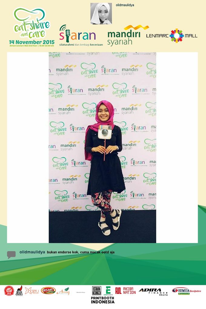 Eat Share n Care by Bank Syariah Mandiri by PRINTBOOTH INDONESIA - 009 Eat Share n Care by Bank Syariah Mandiri by PRINTBOOTH INDONESIA - 009