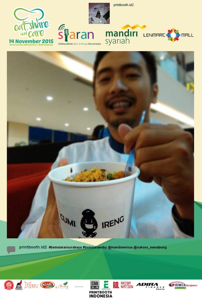 Eat Share n Care by Bank Syariah Mandiri by PRINTBOOTH INDONESIA - 012 Eat Share n Care by Bank Syariah Mandiri by PRINTBOOTH INDONESIA - 012