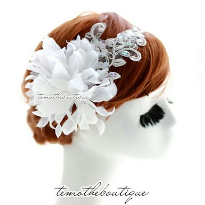 Diamond Lace Flower accessories by Temothe Boutique - 001 Diamond Lace Flower accessories by Temothe Boutique - 001