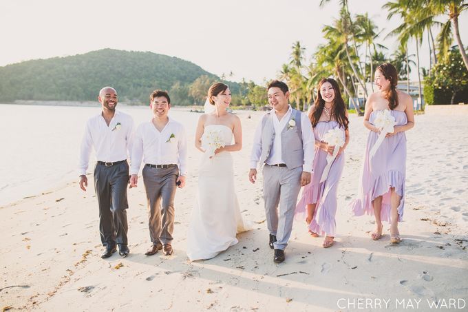 Rumi & Hiro - Inasia Villa, Lipa Noi Samui Beach Wedding by Cherry May Ward Photography - 011