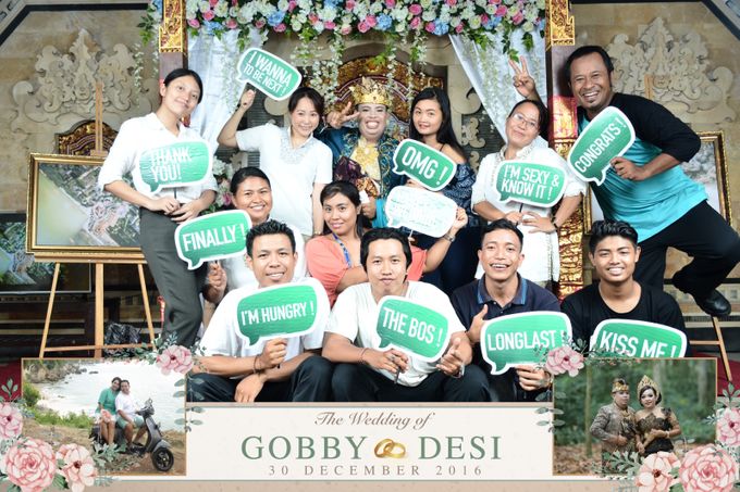 The Wedding of Gobby & Desi by Bali Island Photobooth - 005