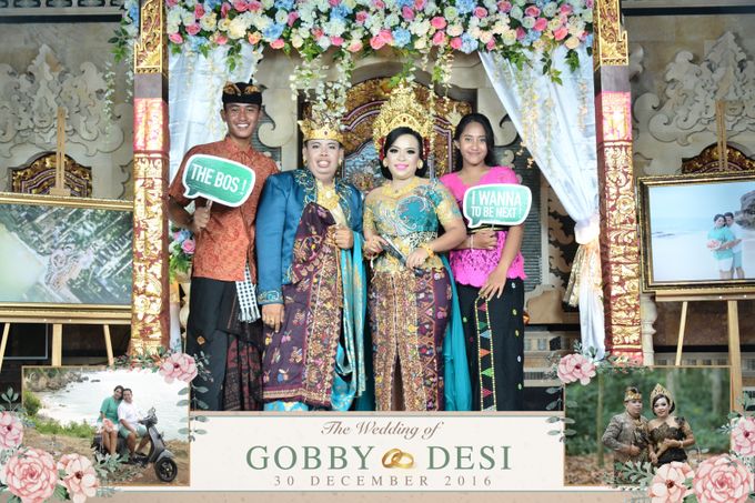 The Wedding of Gobby & Desi by Bali Island Photobooth - 007