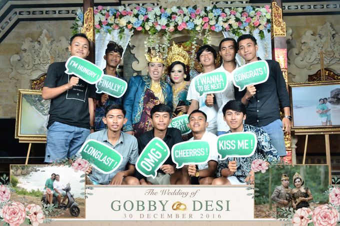 The Wedding of Gobby & Desi by Bali Island Photobooth - 015