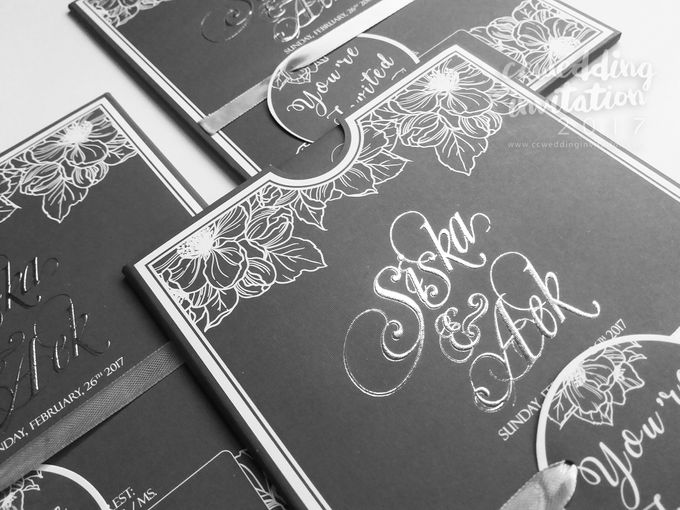 Grey Singleboard Ekslusif by ccweddinginvitation - 002 Grey Singleboard Ekslusif by ccweddinginvitation - 002