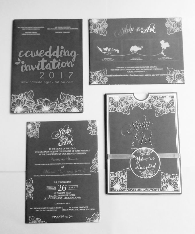 Grey Singleboard Ekslusif by ccweddinginvitation - 003 Grey Singleboard Ekslusif by ccweddinginvitation - 003