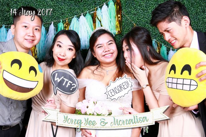 Yong Yee & Monalisa - Wedding Photo Booth by The Lair Weddings Candy Bar - 001