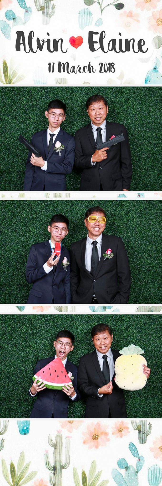 Alvin & Elaine Wedding Photo Booth by Hotel Jen Tanglin, Singapore - 001 Alvin & Elaine Wedding Photo Booth by Hotel Jen Tanglin, Singapore - 001