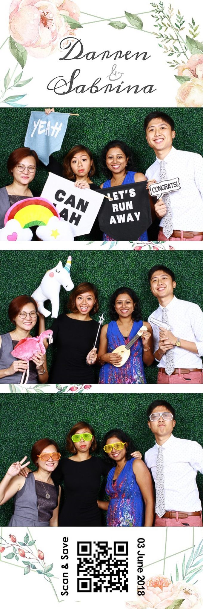 Darren & Sabrina Wedding Photo Booth by The Halia - 003