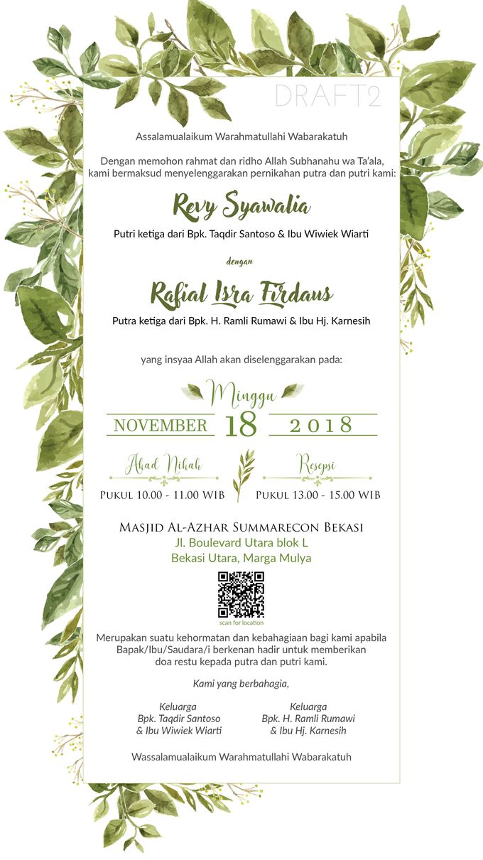Static Digital Invitation By Zekabila Bridestory Com