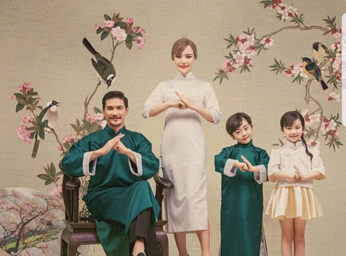 Family Dress For Chinese New Year by Sewa Gaun Pesta - 002 Family Dress For Chinese New Year by Sewa Gaun Pesta - 002