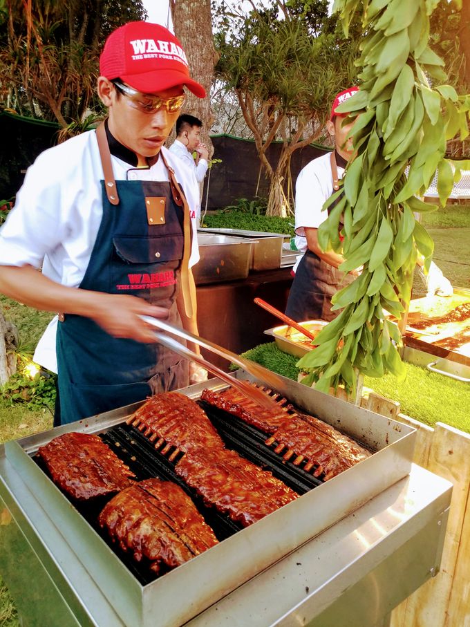Live Grilled BBQ Station At Villa Ombak Biru by Wahaha Pork Ribs - 013 Live Grilled BBQ Station At Villa Ombak Biru by Wahaha Pork Ribs - 013