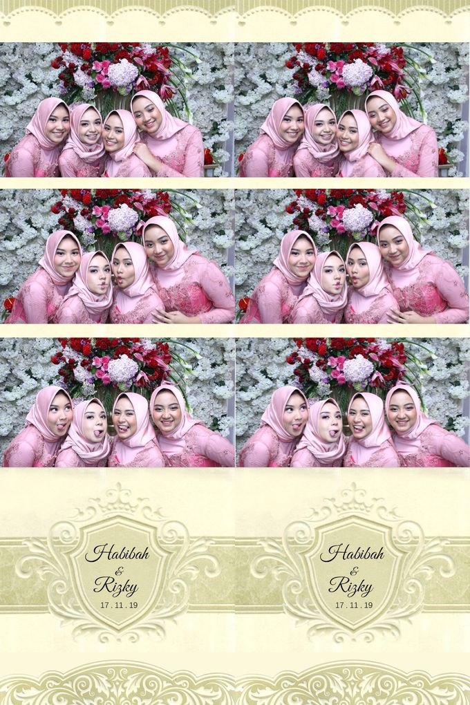 Habibah & Rizky Wedding by Foto moto photobooth - 003