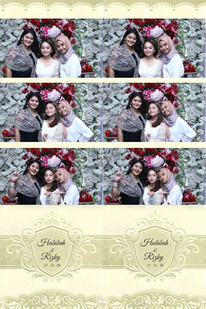 Habibah & Rizky Wedding by Foto moto photobooth - 004