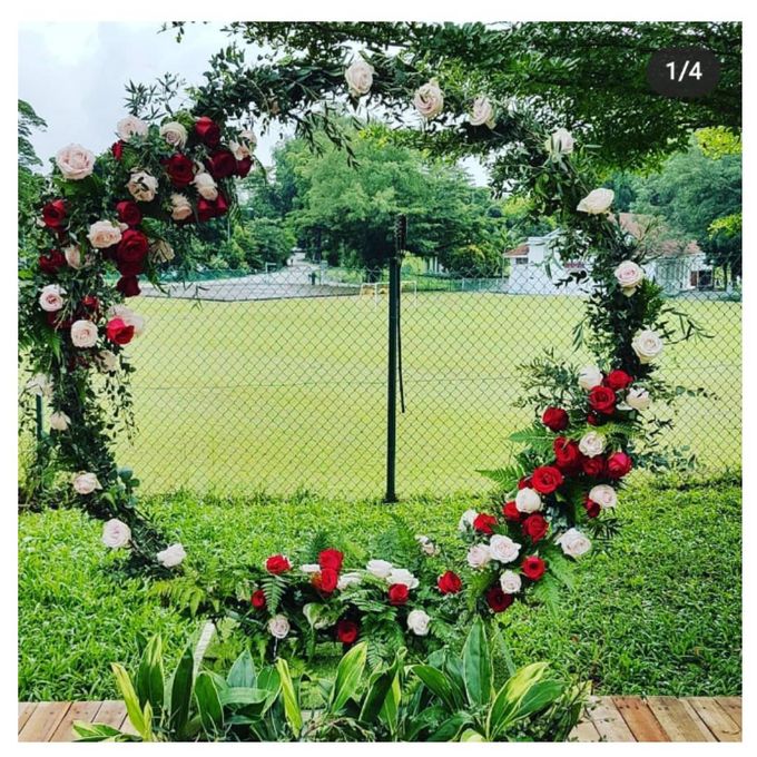 Customised Circular Arch for Rental by Prettyflowers@teo - 001