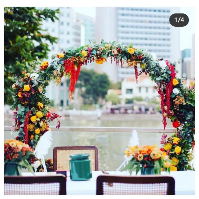 Customised Circular Arch for Rental by Prettyflowers@teo - 002