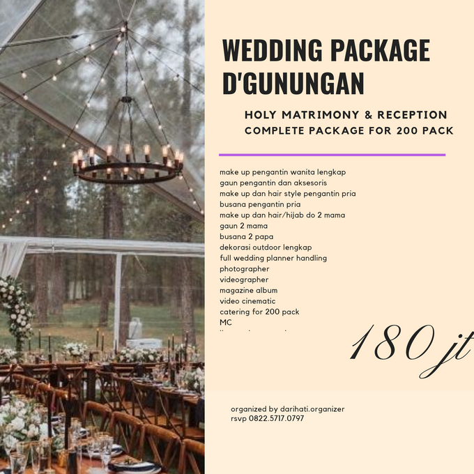 Wedding Outdoor Package by Levios Planner - 001 Wedding Outdoor Package by Levios Planner - 001
