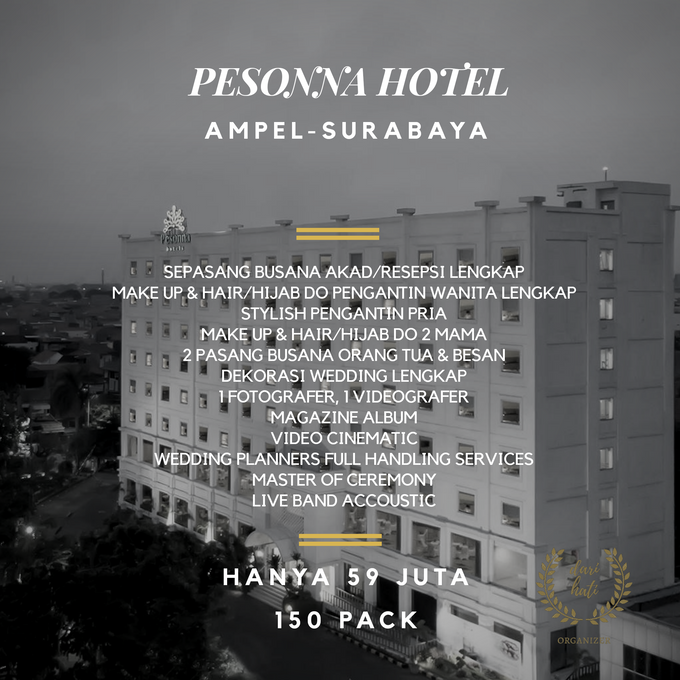 Intimate Wedding Package Pesonna Hotel Surabaya by Levios Planner - 001 Intimate Wedding Package Pesonna Hotel Surabaya by Levios Planner - 001