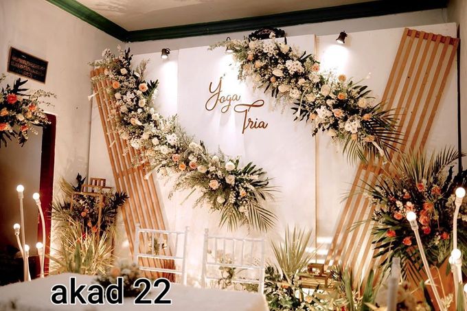 Backdrop Pernikahan by HAZA WEDDING - 002