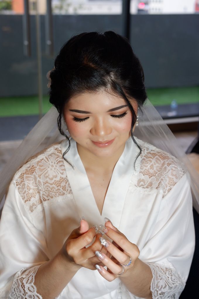 Holy Matrimony Makeup For Ms. Nia by Nike Makeup & Hairdo - 006