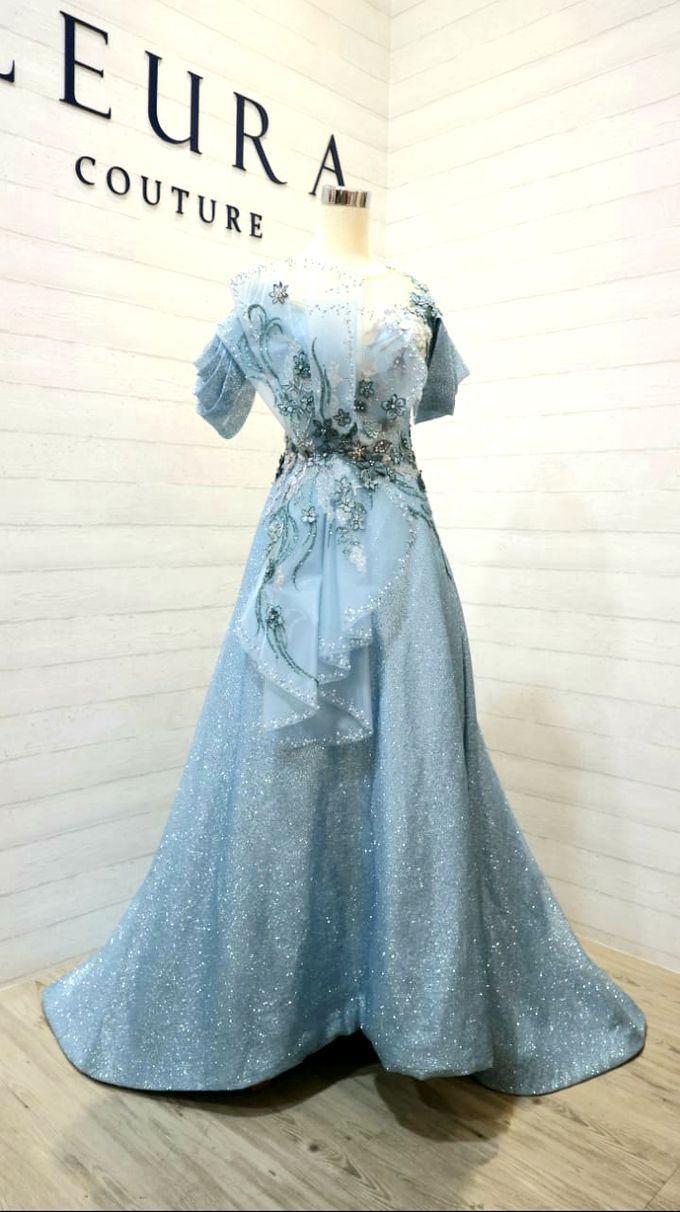 DUSTY BLUE by L E U R A Bride - 002 DUSTY BLUE by L E U R A Bride - 002