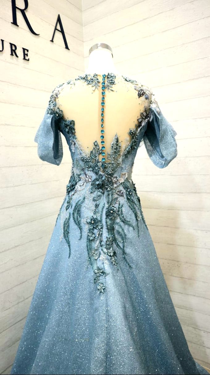 DUSTY BLUE by L E U R A Bride - 003 DUSTY BLUE by L E U R A Bride - 003