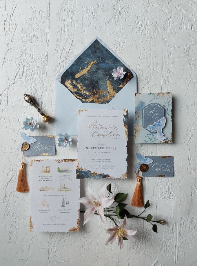 Engagement Invitations for A + C by Lovebirdstories - 002 Engagement Invitations for A + C by Lovebirdstories - 002