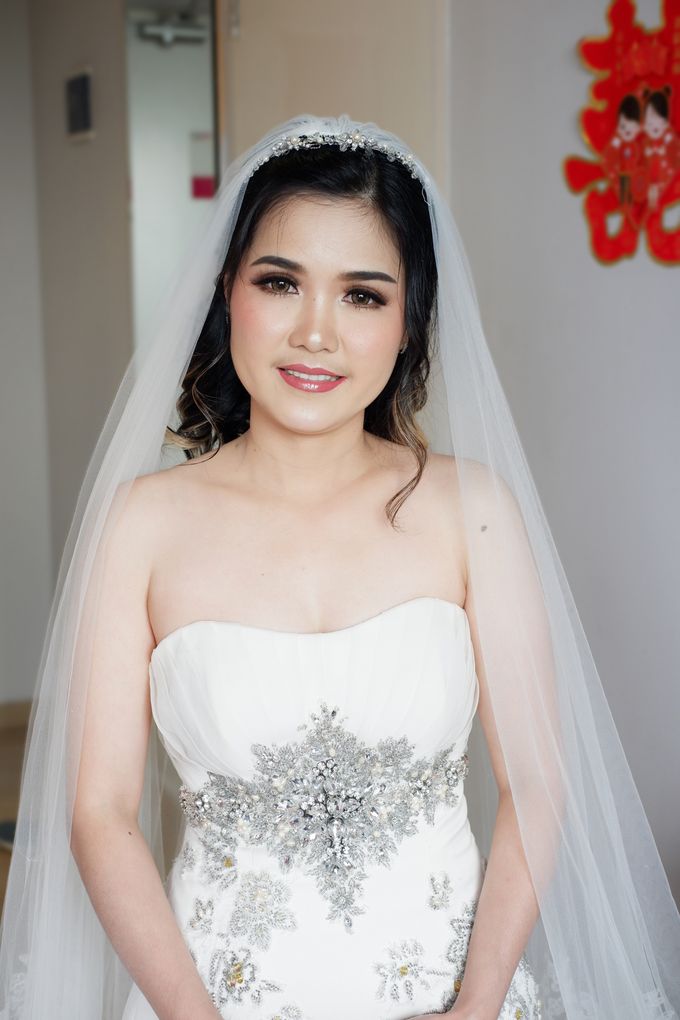 Wedding Day of Julie by Nike Makeup & Hairdo - 004