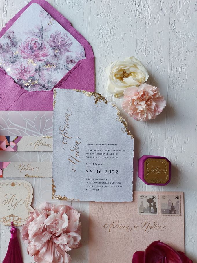 Invitations & Keepsake invitations for A + N by Lovebirdstories