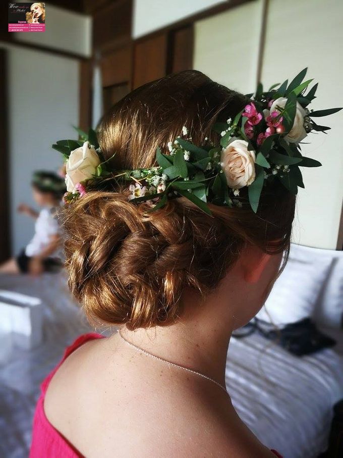 Bridal Hair Stylist Phuket Thailand by Wow Make Up in Phuket - 006 Bridal Hair Stylist Phuket Thailand by Wow Make Up in Phuket - 006