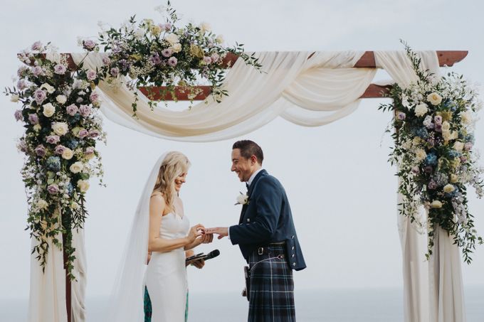 Beautiiful Clifftop Wedding of Kyle & Kelly by Silverdust Decoration - 005