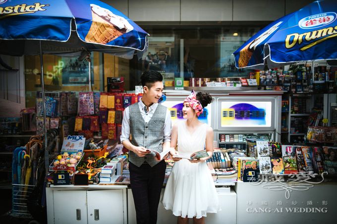 Bustling Street of Hong Kong by Cang Ai Wedding - 016 Bustling Street of Hong Kong by Cang Ai Wedding - 016