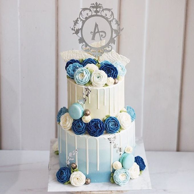 2 tiers Celebration Cake (Wedding, Birthdays, etc) by duchess bakes - 022 2 tiers Celebration Cake (Wedding, Birthdays, etc) by duchess bakes - 022