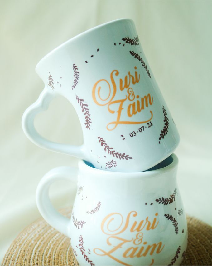 Suri & Zaim by Mug-App Wedding Souvenir - 001 Suri & Zaim by Mug-App Wedding Souvenir - 001