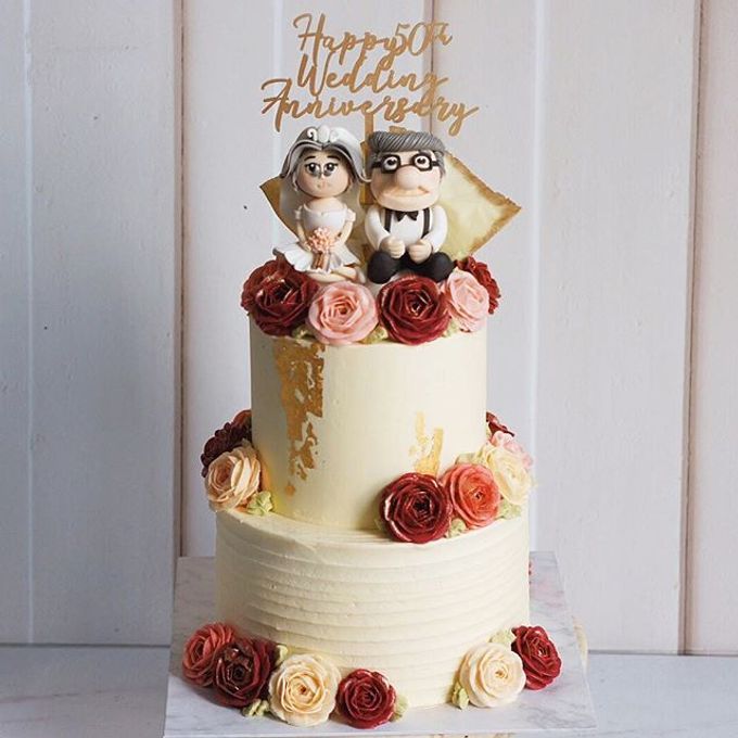 2 tiers Celebration Cake (Wedding, Birthdays, etc) by duchess bakes - 018 2 tiers Celebration Cake (Wedding, Birthdays, etc) by duchess bakes - 018