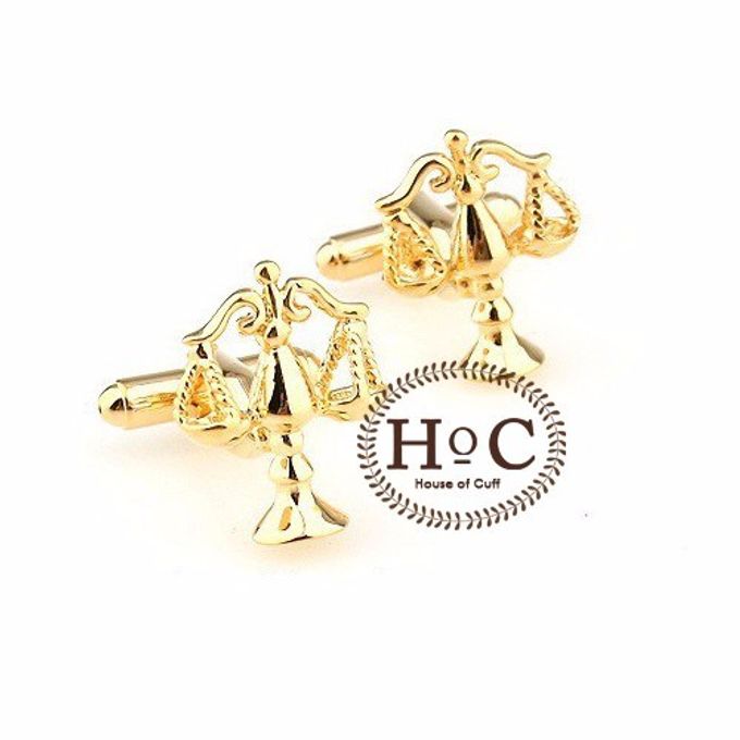 Cufflink Cufflinks Manset Kancing Kemeja French Cuff SCALE GOLDEN CUFFLINKS Houseofcuff