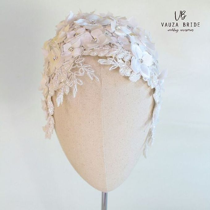 CUSTOM WEDDING HEADPIECE by Vauza Griya Muslimah - 009