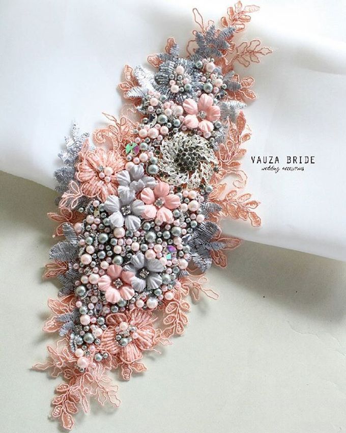 CUSTOM WEDDING HEADPIECE by Vauza Griya Muslimah - 018