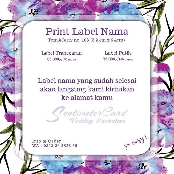 PRINT LABEL NAMA by SentimeterCard - 002