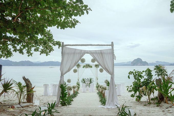 Erik Trish By El Nido Resorts Bridestory Com