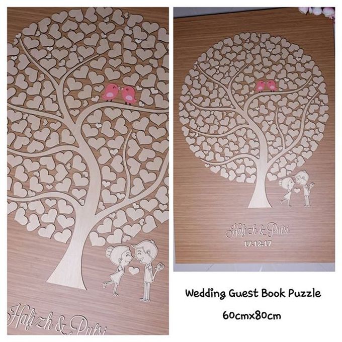 Guest Book Puzzle by Lasercreative - 002 Guest Book Puzzle by Lasercreative - 002