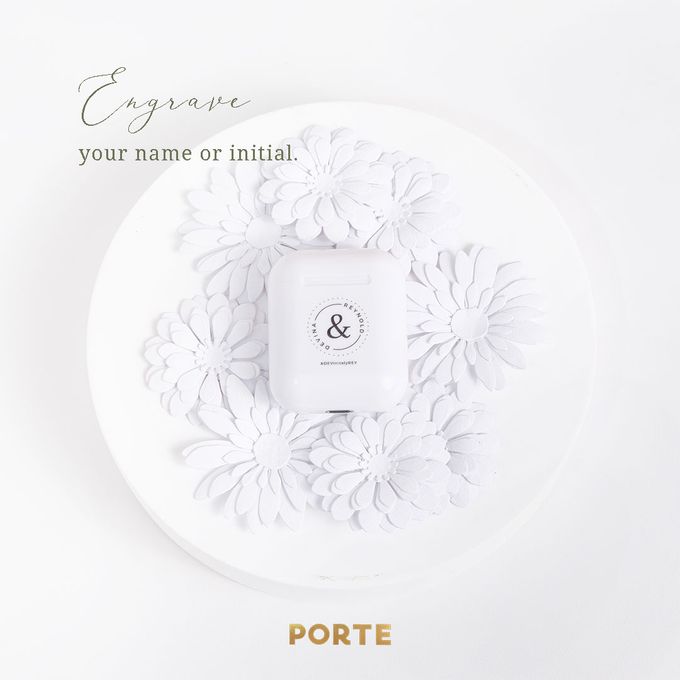 Wedding Gift - Custom Wireless Earphone by PORTÉ by Clarin - 001