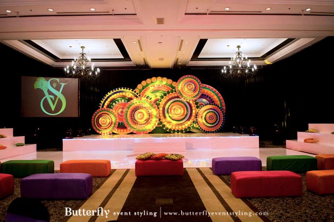 Sangeet Decoration by Butterfly Event Styling - 013