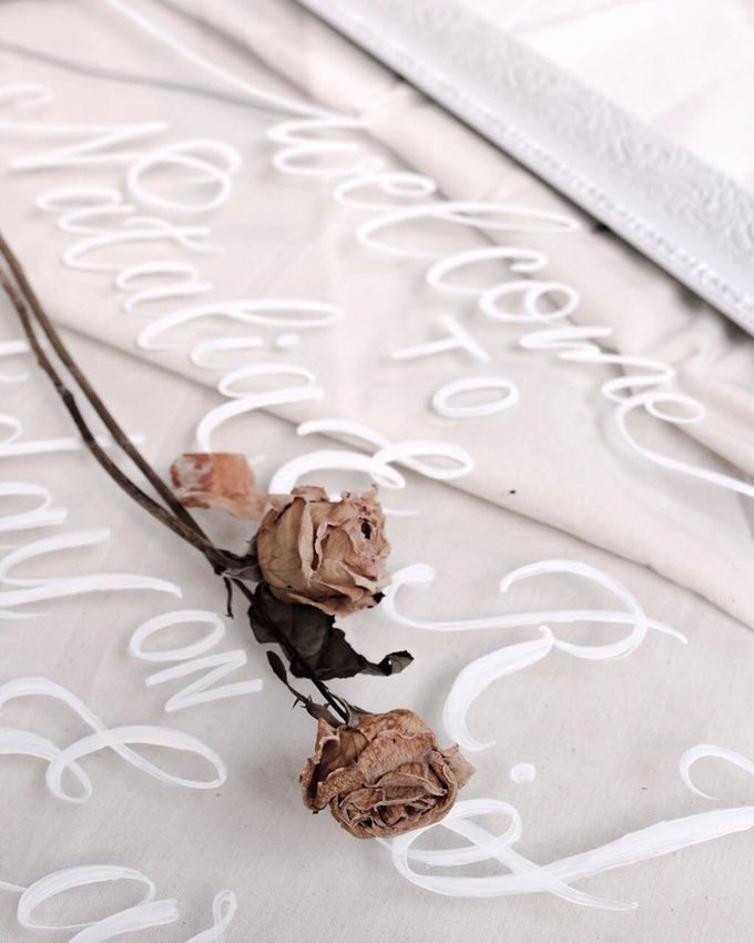 Natalia's Wedding Signage Frame by Calligraphy By Mercia - 003 Natalia's Wedding Signage Frame by Calligraphy By Mercia - 003